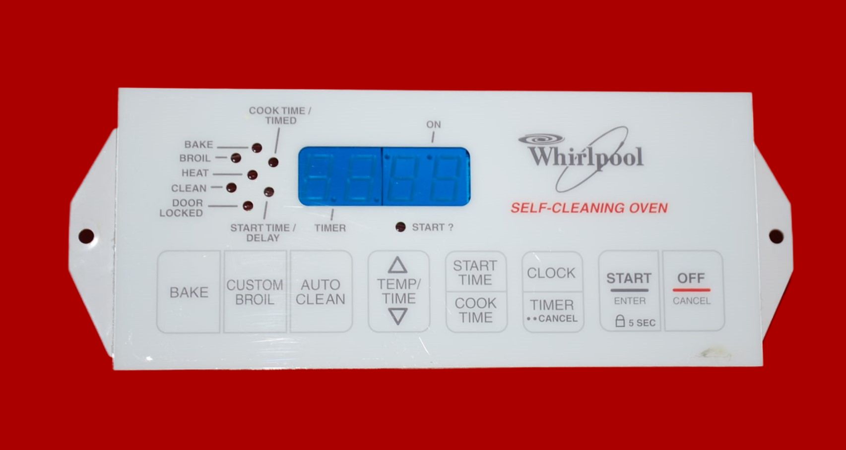 Whirlpool Gas Oven Control Board 8273748 | 6610272 | OEM Used Tested (overlay good - White)