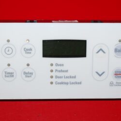 Part # 316418307 Kenmore Oven Electronic Control Board (used, overlay fair - Yellow/White)