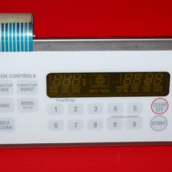 Part # WB27T10443, 164D4105P050 GE Oven Electronic Control Board (used, overlay good - White)