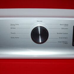 Part # W11569437 Maytag Washer Control Panel (used, condition good - Gray)