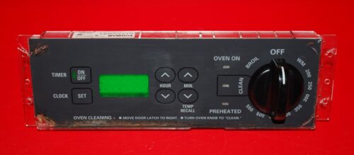Part # 191D2818P003, WB27T10231 GE Oven Electronic Control Board (used, overlay poor - Dark Gray)