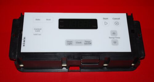 Part # W10734614 Whirlpool Oven Electronic Control Board (used, overlay fair - White)