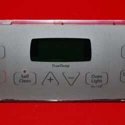 Part # 164D8450G018, WB27T11276 GE Oven Electronic Control Board (used, overlay poor - Silver)