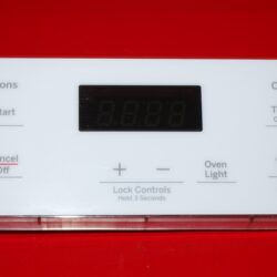 Part # 164D8450G176 GE Oven Electronic Control Board (used, overlay fair - White)