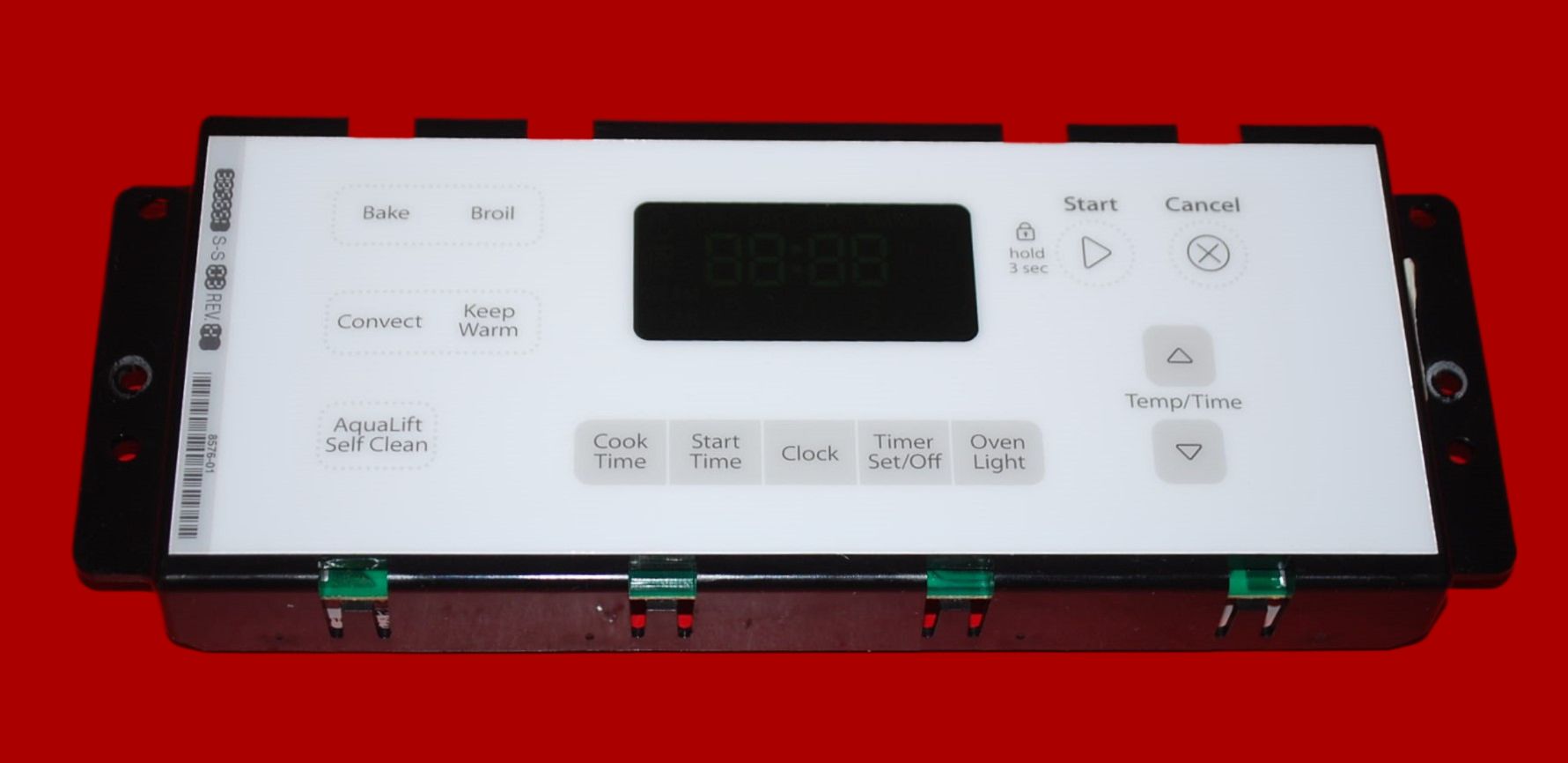 Part # W10348708 Whirlpool Oven Electronic Control Board (used, overlay good - White)