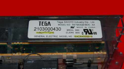 GE Oven Control Board | WB27T11276 | 164D8450G018 (overlay fair - Silver)