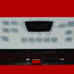 Amana Oven Control Board | W10476694 | WPW10476695 | OEM Used Tested (overlay good - White)
