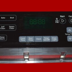 Part # W10834004 Whirlpool Oven Electronic Control Board (used, overlay fair - Black)