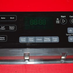 Part # W10834004 Whirlpool Oven Electronic Control Board (used, overlay fair - Black)