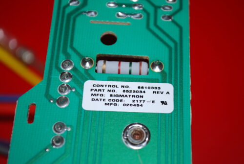 Part # 8523303, 8523034 Whirlpool Oven Electronic Control Board And Power Board (used, overlay good - Black)