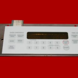 GE Oven Control Board WB27T10443 | 164D4105P050 | OEM Used Tested (overlay good - White)