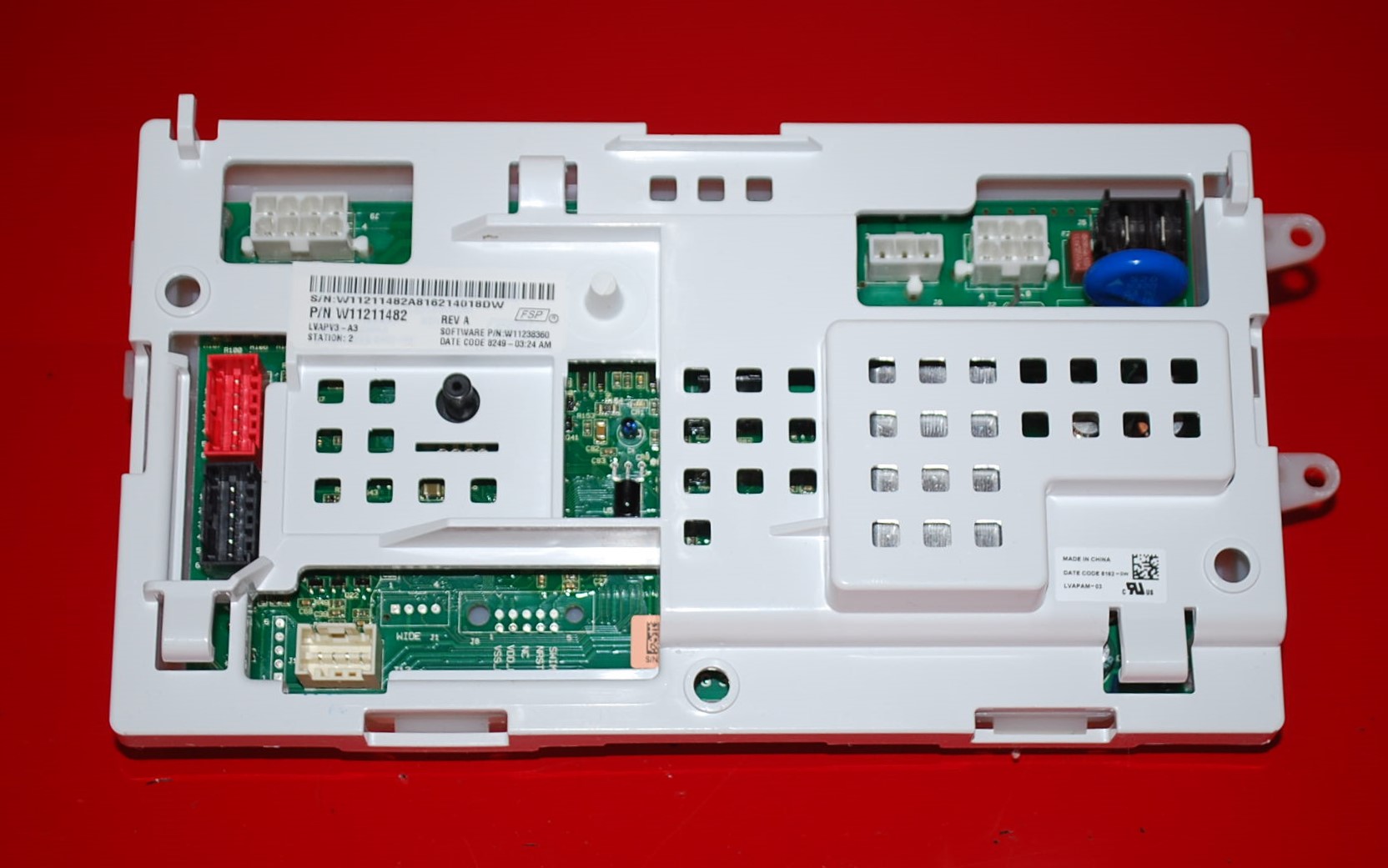 Whirlpool Washer Main Control Board W11211482 - Used, Tested, Works Perfectly