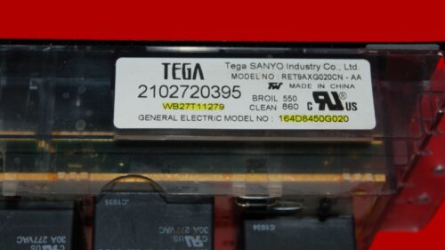 Part # WB27T11279 | 164D8450G020 | GE Oven Control Board (overlay fair - Black)