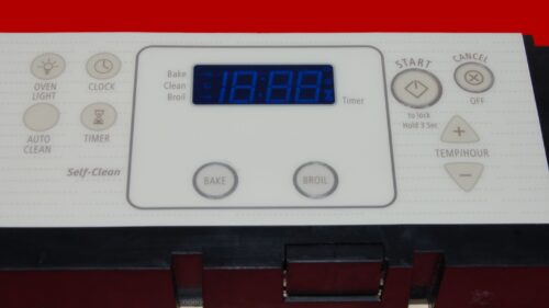 Part # WPW10114371| 9762204 | Whirlpool Oven Control Board (overlay fair - Bisque)