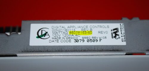 Part # 8507P153-60, WP5701M406-60 Maytag Oven Electronic Control Board (used, overlay fair - White)
