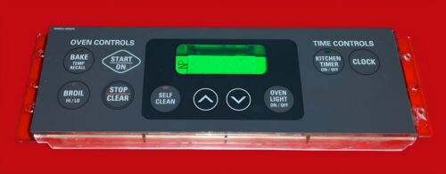 Part # WB27T10468 | 191D3776P003 - $GE Oven Control Board (used, overlay fair - Dark Gray)