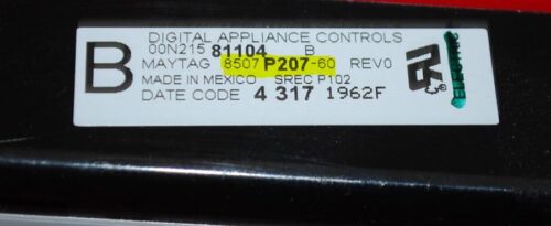 Part # WP5701M719-60 | 8507P207-60 | Whirlpool Oven Control Board (overlay good - White)