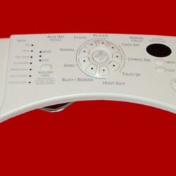 Part # 8558762 | 8559430 Kenmore Dryer Control Panel And User Interface Board (used, condition fair - Bisque)