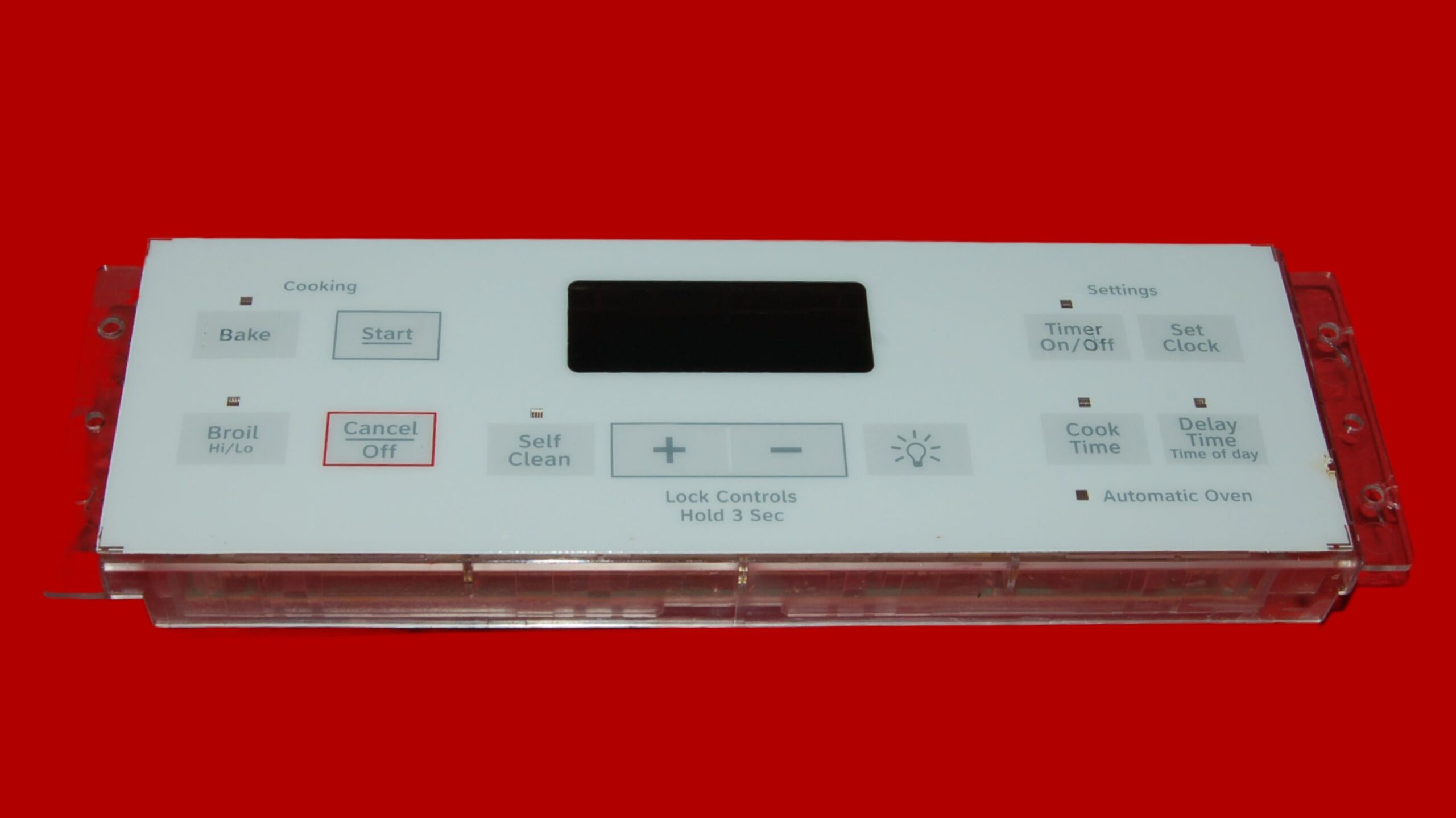 GE Oven Control Board WB18X20153 | 164D8450G032 | OEM Used Tested (overlay fair - White)
