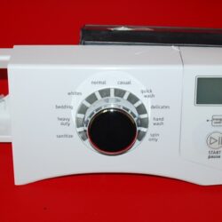 Part # 137501710,134957913 Frigidaire Front Load Washer Control Panel And Board (used, condition fair - White)