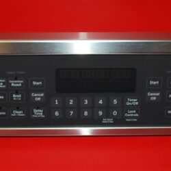 Part # WB07T10769, WB27X25351, WB27T11326 GE Oven Touch Panel And Boards (used, overlay good - Stainless Steel/Gray)