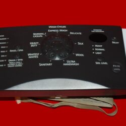 Part # 8181674, WP8181699, 8181699 Kenmore Front Load Washer Panel And User Interface Board (used, condition fair - White)