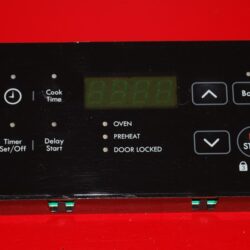 Part # 316557211 Kenmore Gas Oven Electronic Control Board (used, overlay fair - Black)