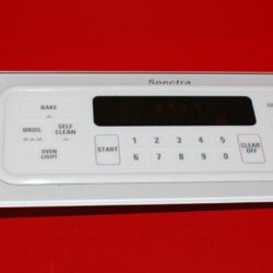 Part # WB27T10171, WB27X10120 164D3260P002 GE Oven Control Panel And Board (used, overlay fair - Bisque)