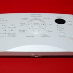 Part # 8182096, WP8181699, 8181699 Kenmore Front Load Washer Control Panel And User Interface Board (used, condition fair - White)