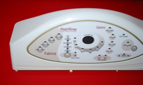 Part # Console 22004440, WP22004257 Maytag Washer Console And Control Board (used, condition fair - White/Yellow)