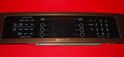 Part # 7912P364-60, 3807W664-70, W10169130 Jenn-Air Oven Touch Panel And Board (used, overlay fair - Copper/Black)