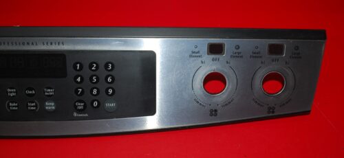 Part # 318313830 , 316418735 Frigidaire Oven Touch Panel And Control Board (used, overlay fair - Stainless Steel/Black)
