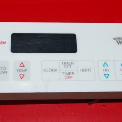 Part # 6610060, 3196220 Whirlpool Gas Oven Electronic Control Board (used, overlay fair - Yellow)