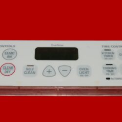 GE Gas Oven Control Board WB27K10210 | 183D9934P002 (used, overlay fair - White)