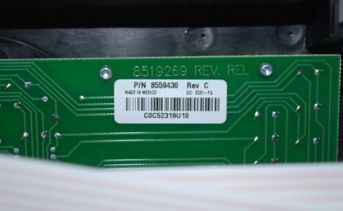 Part # 8558762, 8559430 Kenmore Dryer Panel And User Interface Board (used, condition good - White)