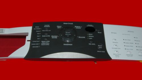 Kenmore Front Load Washer Panel And User Interface Board - 8182243 | 8182995 (condition fair - White)