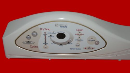 Maytag Dryer Panel And Board 22004444 | 33003028 | OEM Used Tested (condition fair - White)