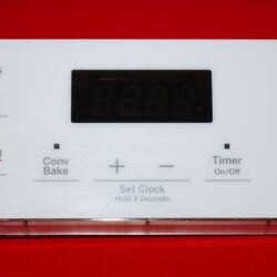 Part # 164D8450G174 GE Oven Electronic Control Board (used, overlay good - White)