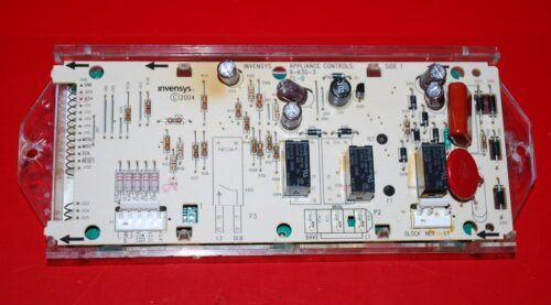 Part # 9761114, 6610451 Whirlpool Gas Oven Electronic Control Board (used, overlay poor - Bisque)