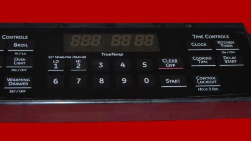 GE Oven Control Board 191D5679G001 | WB27T11088 | OEM Used Tested (overlay fair - Black)