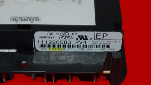 Whirlpool Oven Control Board W10271733 | WPW10476691 | OEM Used Tested (overlay good - White)