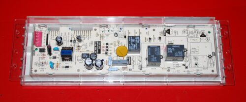 Part # 183D9934P002, WB27K10210 GE Gas Oven Electronic Control Board (used, overlay fair - White)