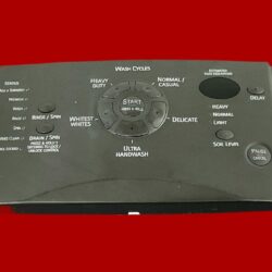 Part # 8181802 | 8181827 | Kenmore Front Load Washer Control Panel And Interface Board (condition good - White)