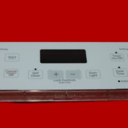 GE Oven Control Board - Part # WB18X20153 | 164D8450G032 (overlay fair - White)