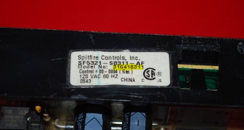 Part # 316418311 Frigidaire Oven Electronic Control Board (used, overlay poor - Black)