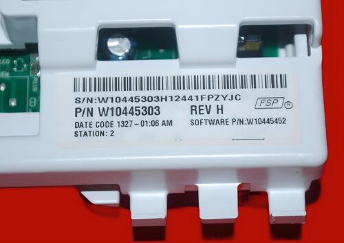 Part # W10480130 | W10445303 | Whirlpool Washer Control Board