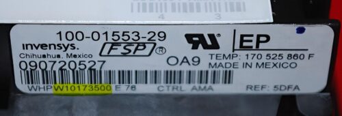 Part # WPW10476695 | W10173500 | Whirlpool Oven Control Board (overlay excellent - White)