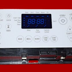 Part # WPW10476691 | W10271733 | Whirlpool Oven Control Board (overlay good - White)