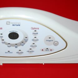Part # 22004436, 22004488 Maytag Washer Control Panel And Board (used, condition fair - White)