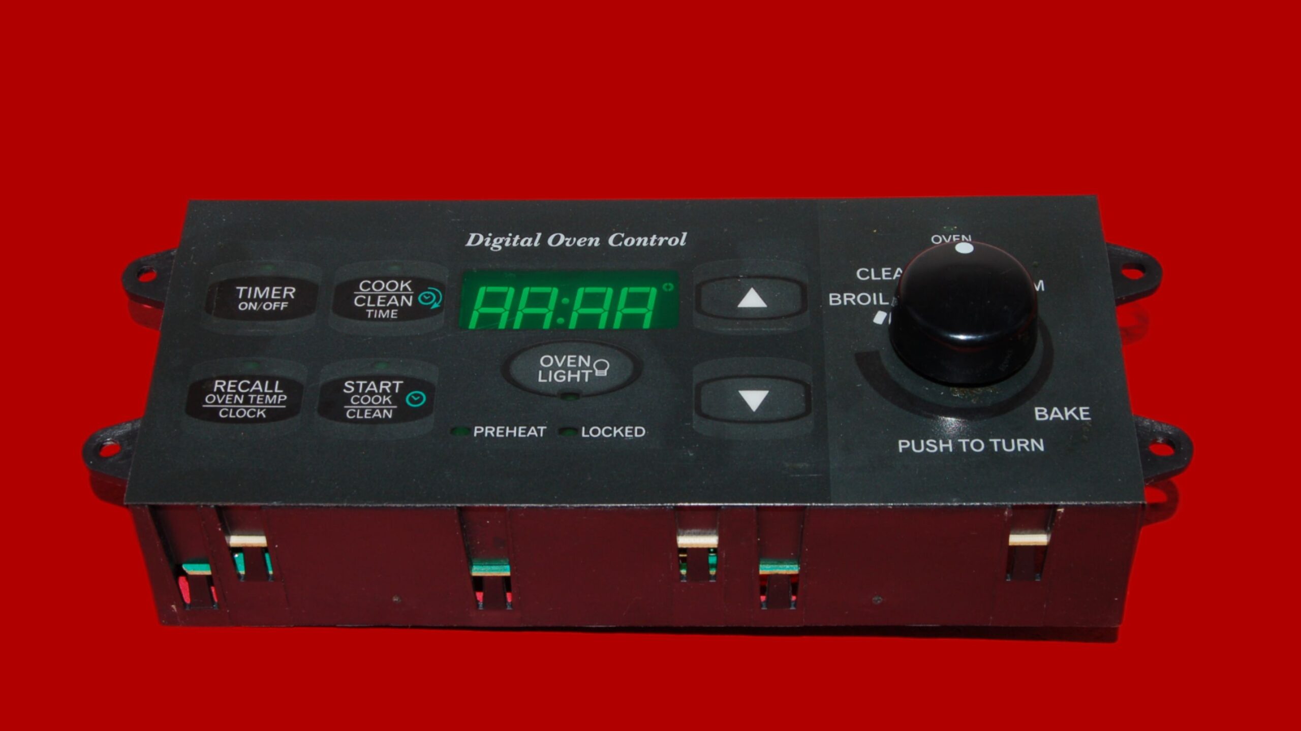 Amana Oven Control Board 31-32106602-0 | 77001219 | OEM Used Tested (overlay fair - Dark Gray)